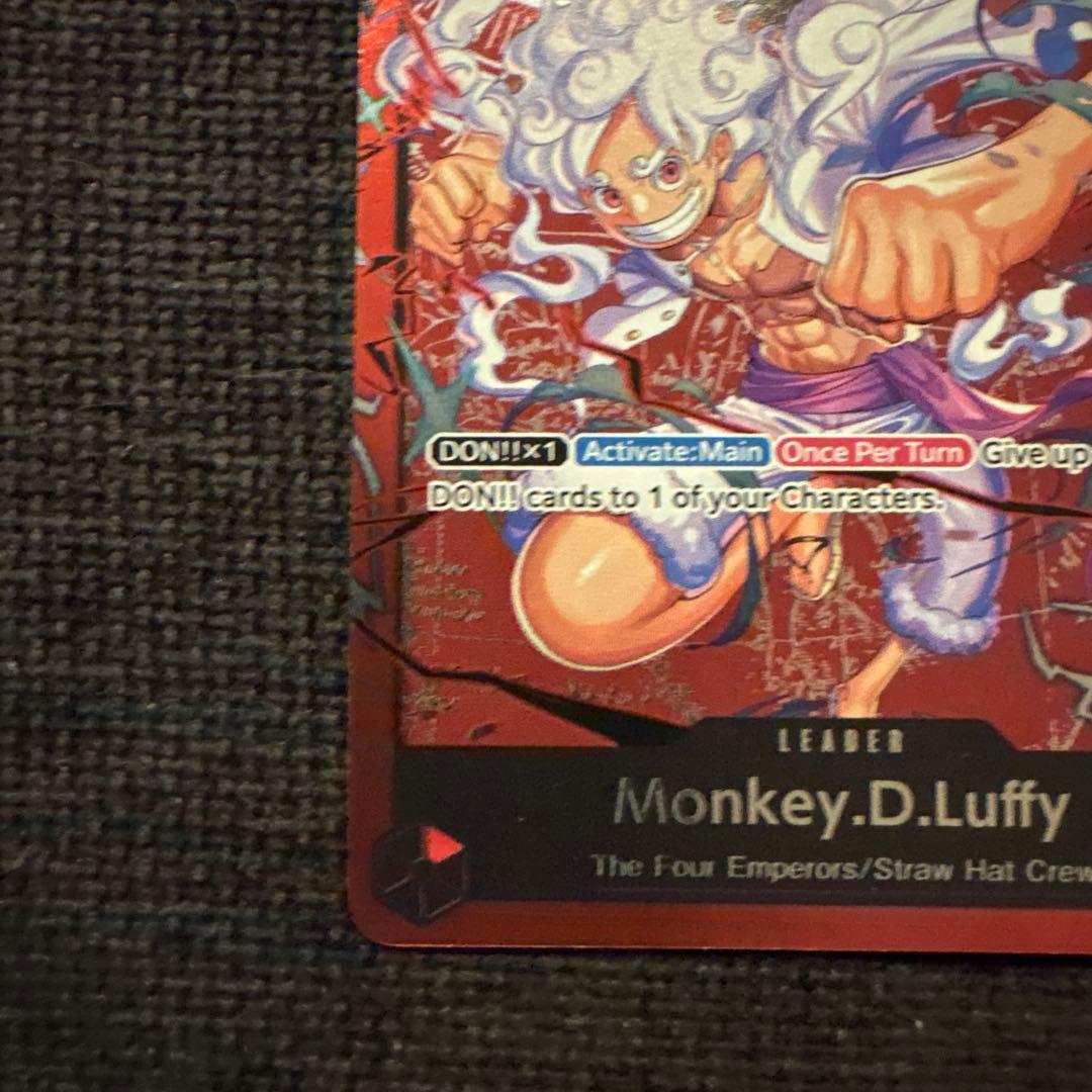 英語版ワンピースカード　ルフィ　ニカ　Monkey.D.Luffy