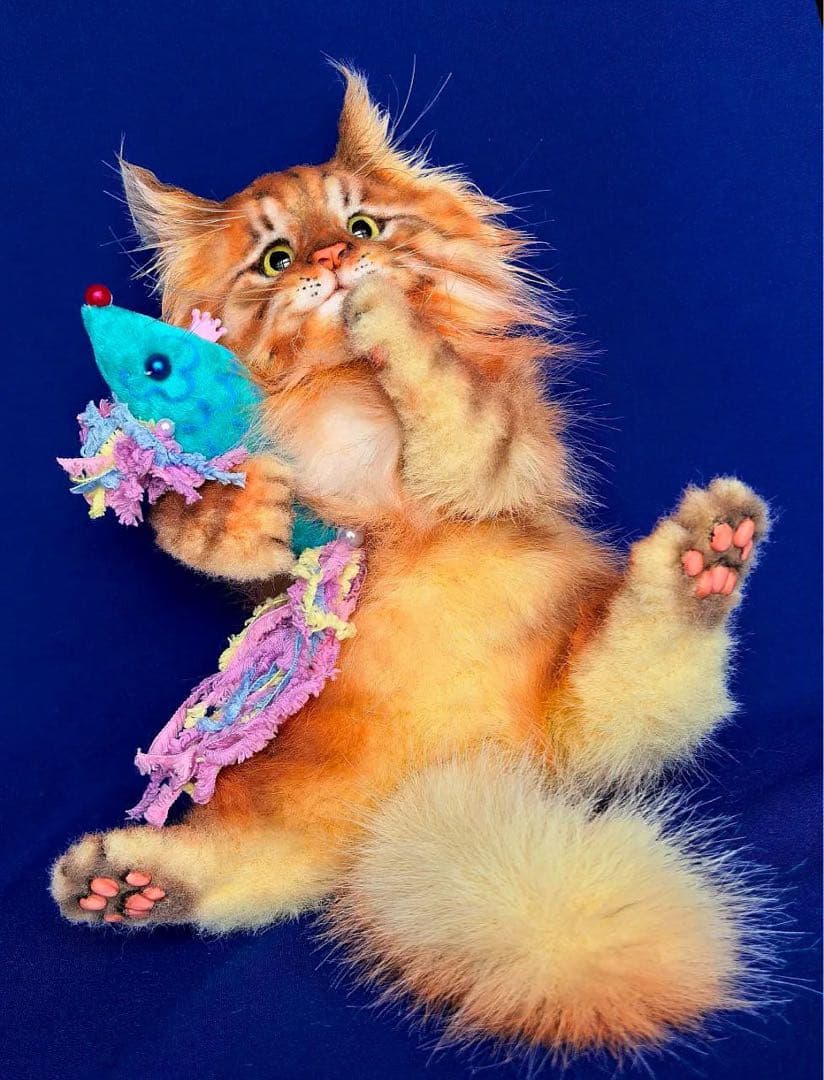 海外作家様作　アートドール　サイベリアン　猫