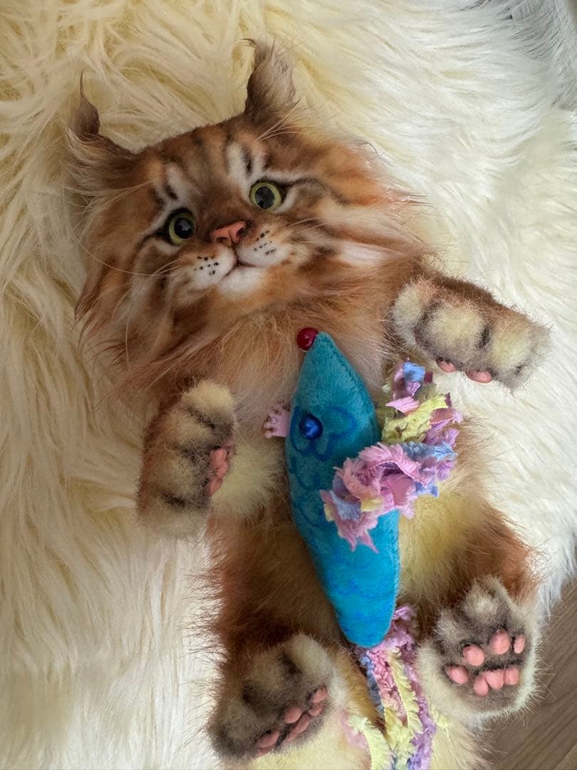 海外作家様作　アートドール　サイベリアン　猫