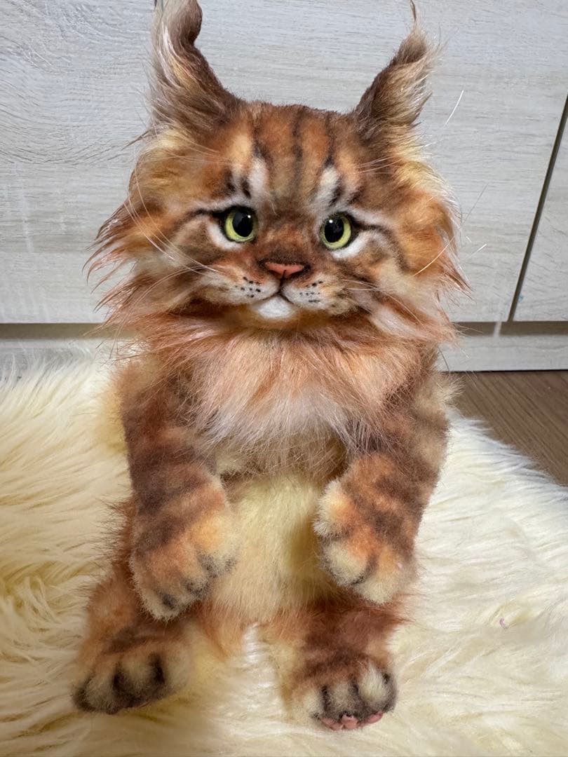 海外作家様作　アートドール　サイベリアン　猫