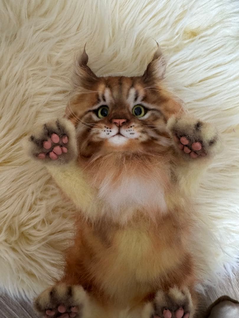 海外作家様作　アートドール　サイベリアン　猫