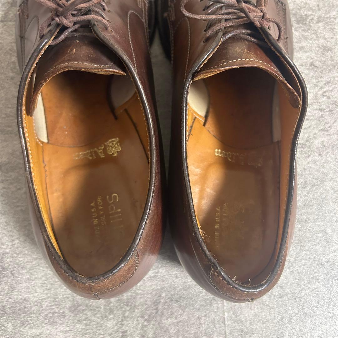 シップス別注　Alden オールデン　コードバン Vチップシューズ　8 1/2