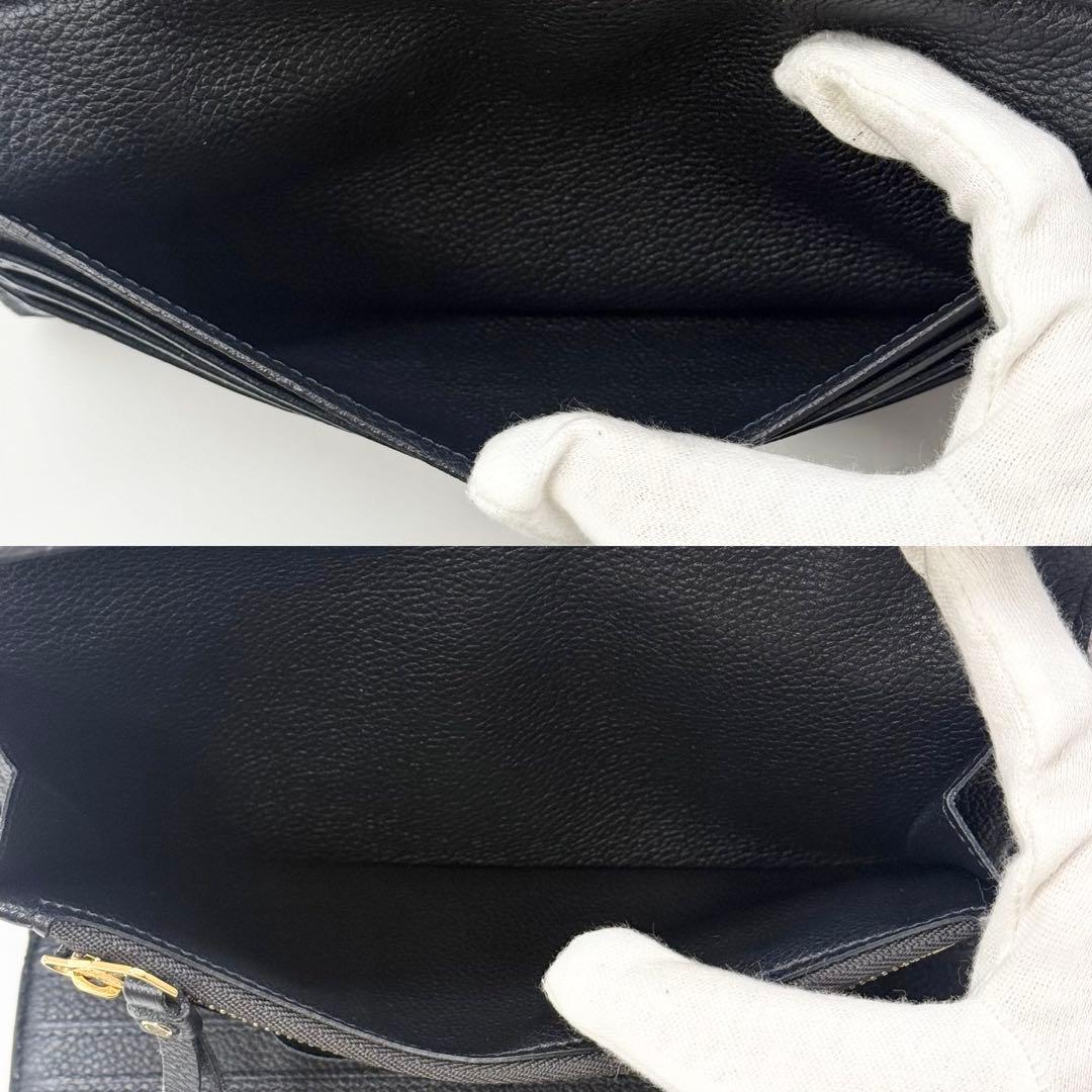 美品 希少✨ルイヴィトン モノグラムアンプラント ヴィルトゥオーズ 長財布 濃紺