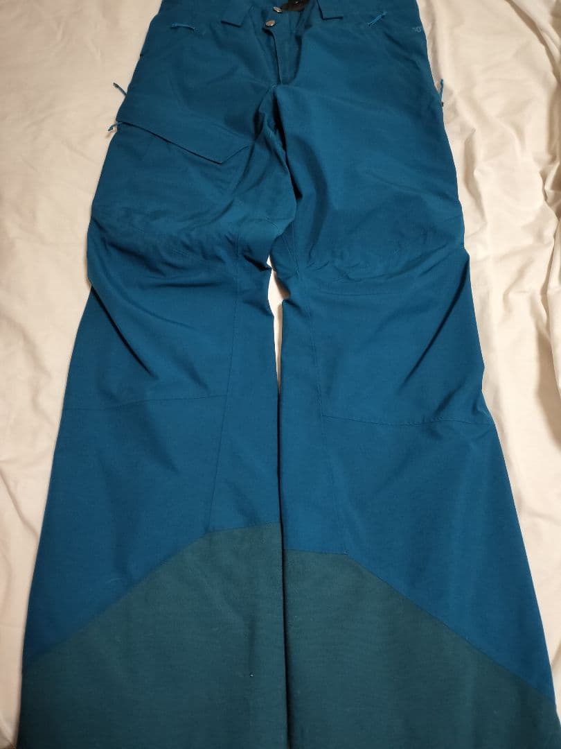 パタゴニア　パウダーボール　ウェア上下 patagonia オレンジ/青