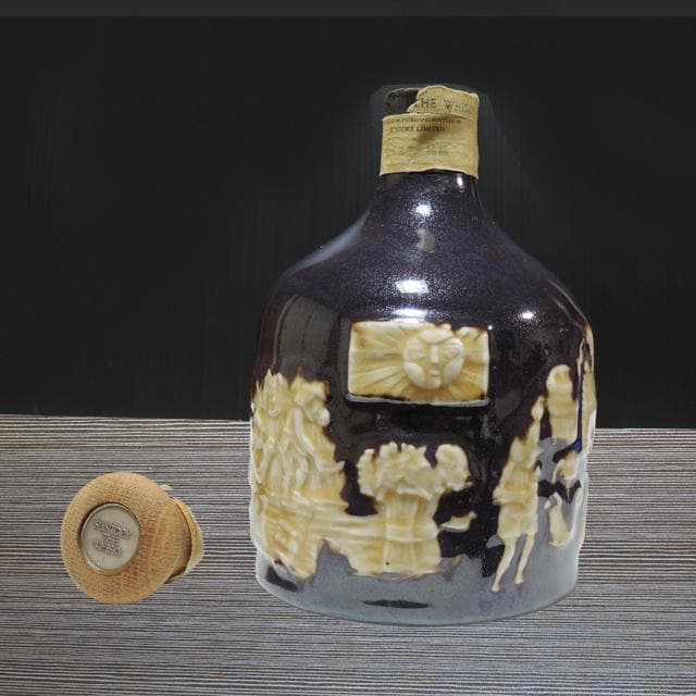 【未開栓・コルク折れ】SUNTORY サントリー ザウィスキー 有田焼ボトル