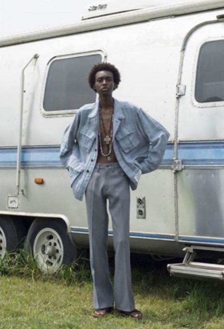 パンツ dairiku 21ss SLIM Flasher Pressed Pants