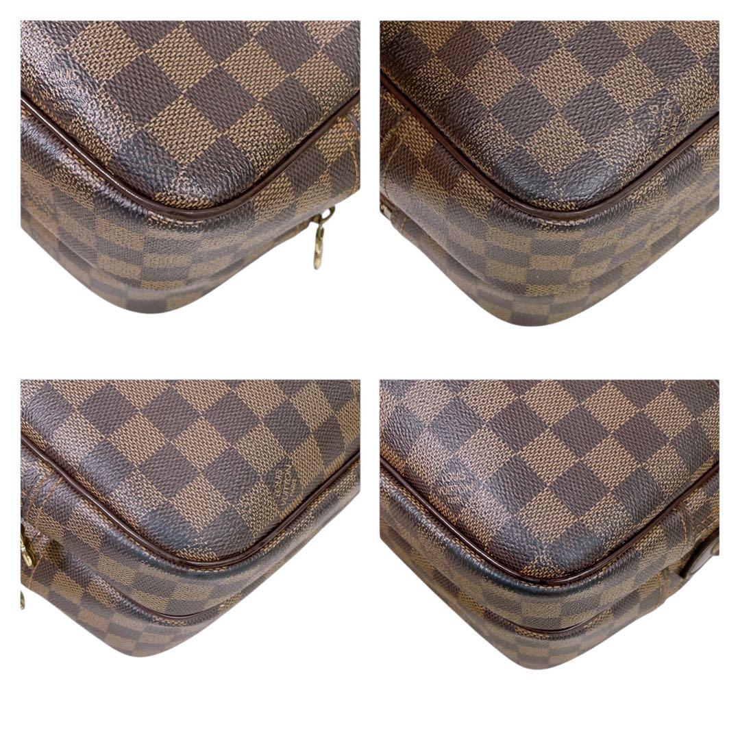 希少　ルイヴィトン　ダミエ　リポーターPM　ショルダーバッグ　ブラウン　4570