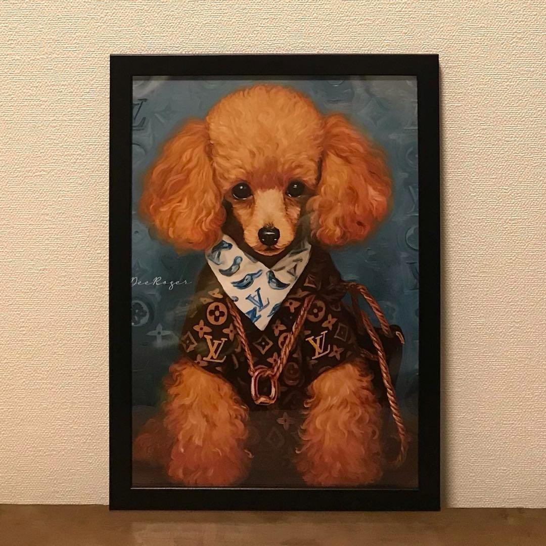 ヴィトン キャットアート アートフレーム TGHMH137