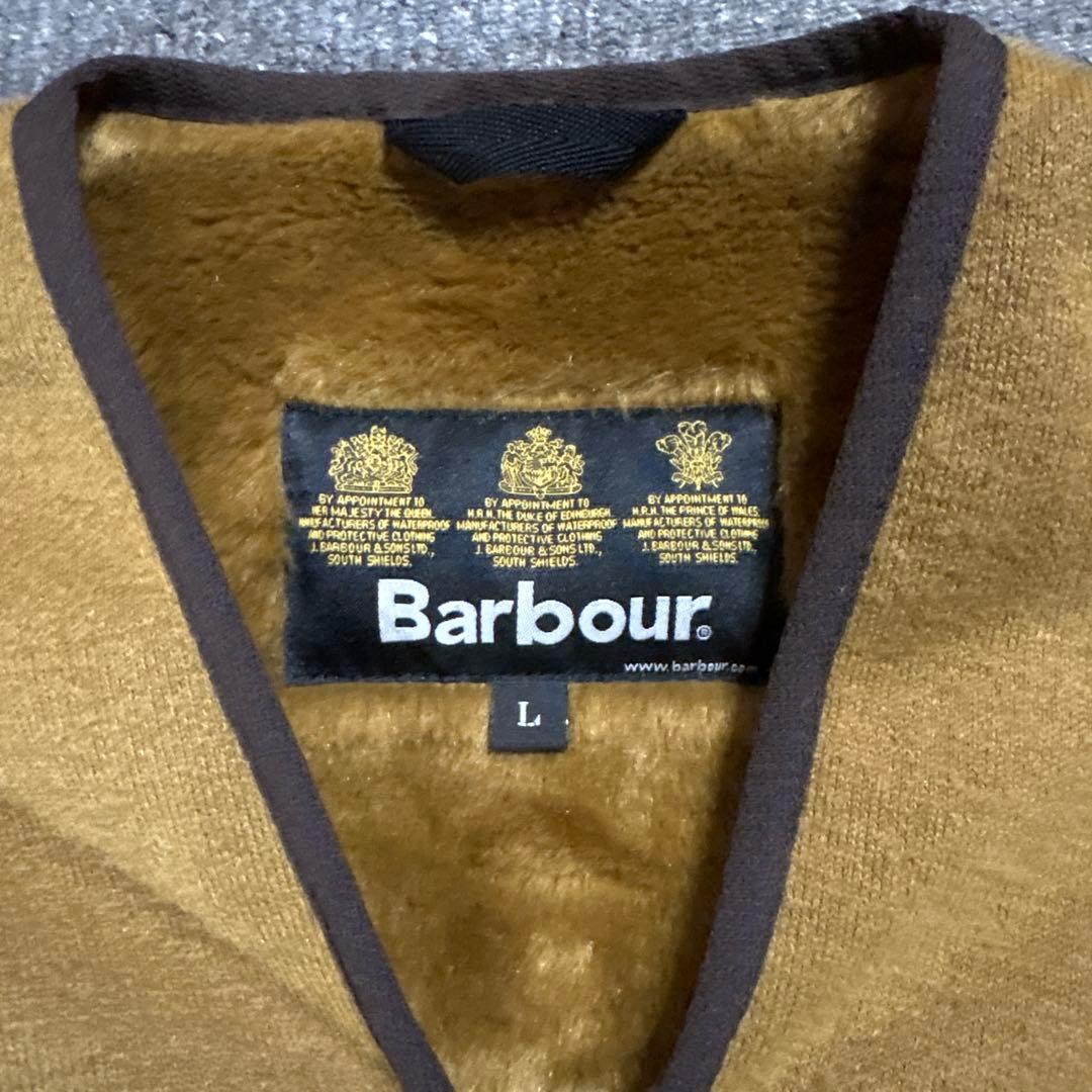 Barbour フリース ベスト Lサイズ ブラウン　最終価格