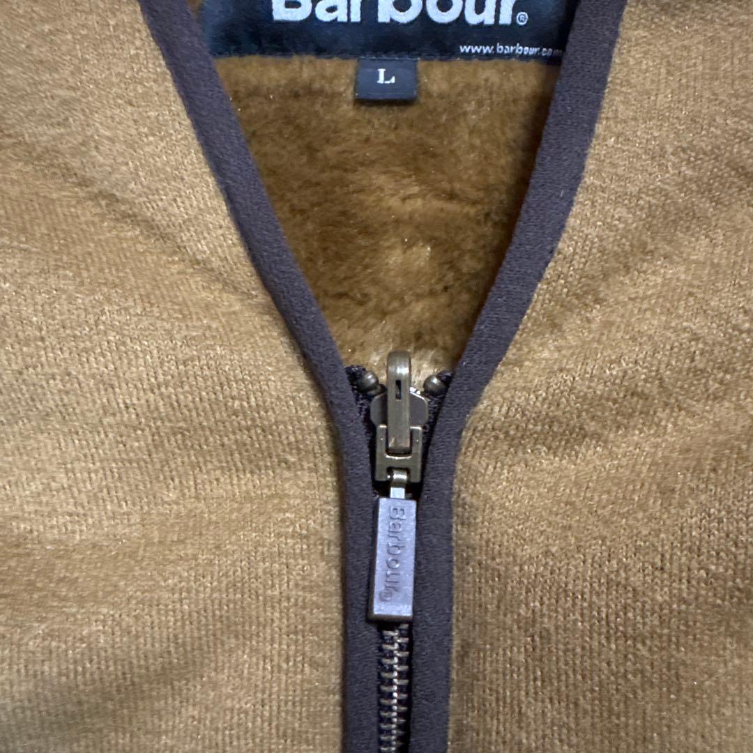 Barbour フリース ベスト Lサイズ ブラウン　最終価格