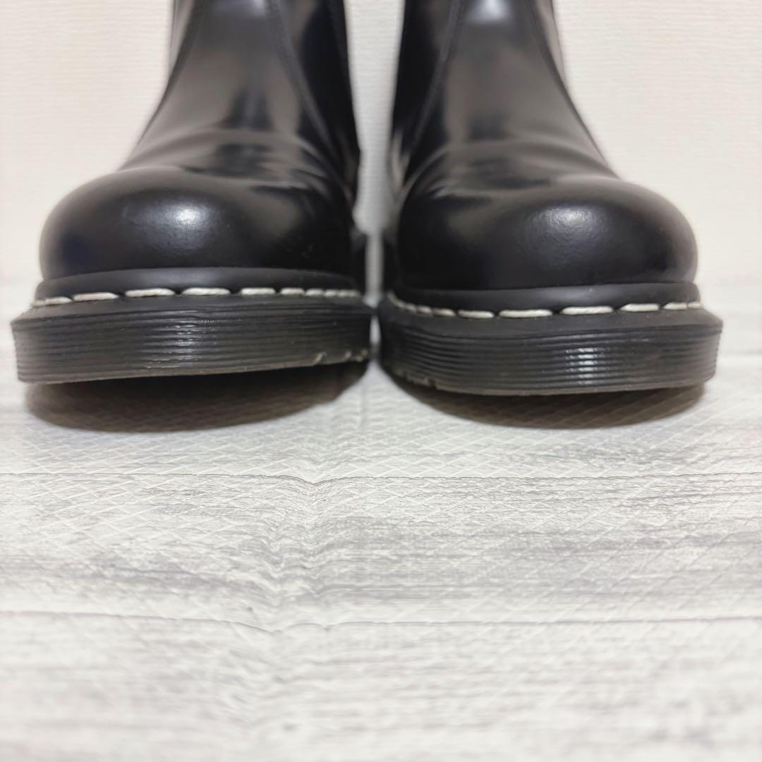 【ドクターマーチン 】2976 ホワイトステッチ チェルシーブーツ サイドゴア