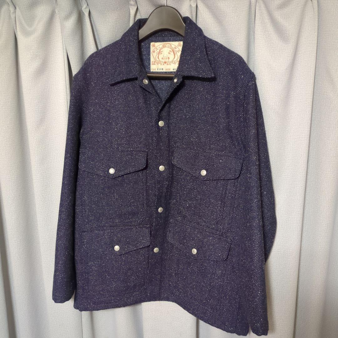 桃*甲様 EVISU　yamane エヴィスツイード ハンティングジャケット