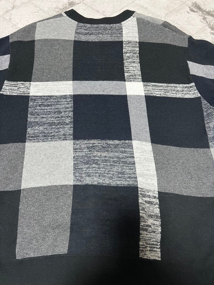 BLACK LABEL CRESTBRIDGE チェック柄セーター LL(XL)