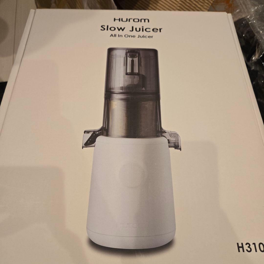 美品 HUROM ヒューロム スロージューサー H310A さくらピンク