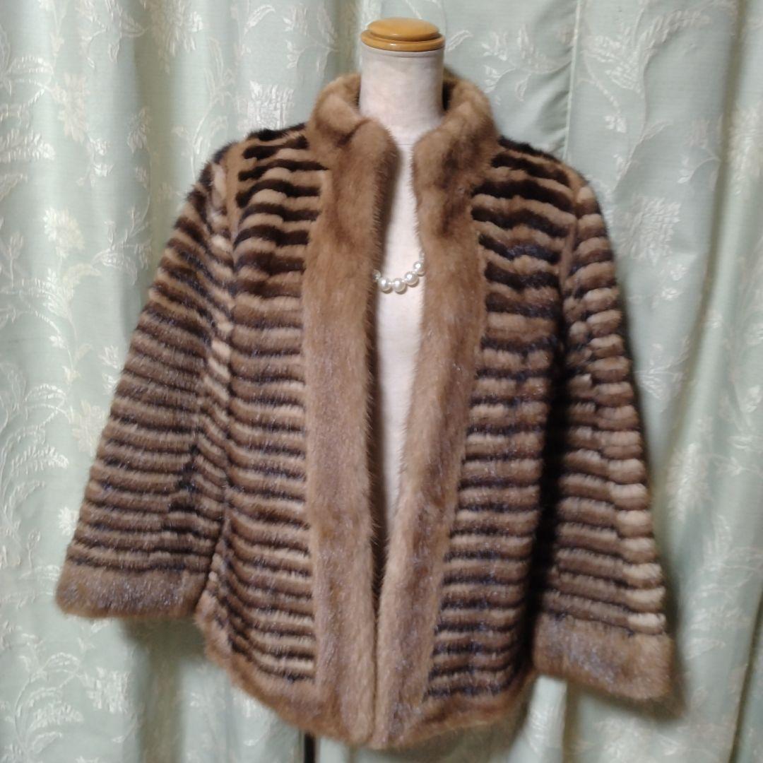 新品同様✩ミンク✩ファーコート✩柔らか✩ブラウン系