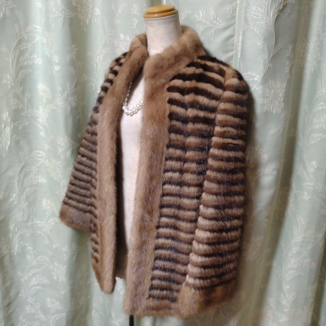 新品同様✩ミンク✩ファーコート✩柔らか✩ブラウン系