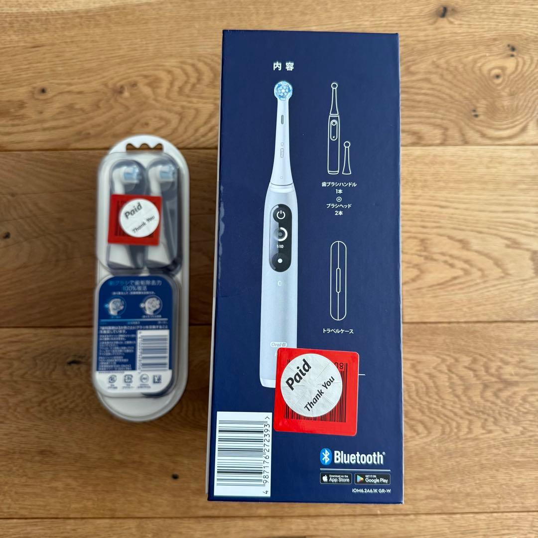 新品未使用未開封Oral-BiO 6GreyOpal 本体替ブラシセット