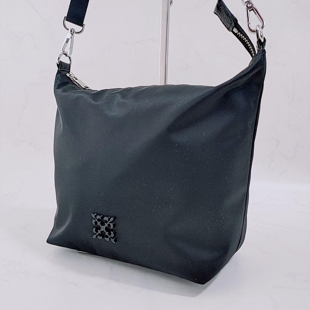 russet 保証書付 2WAY ショルダーバッグ クラウズナイロン ブラック