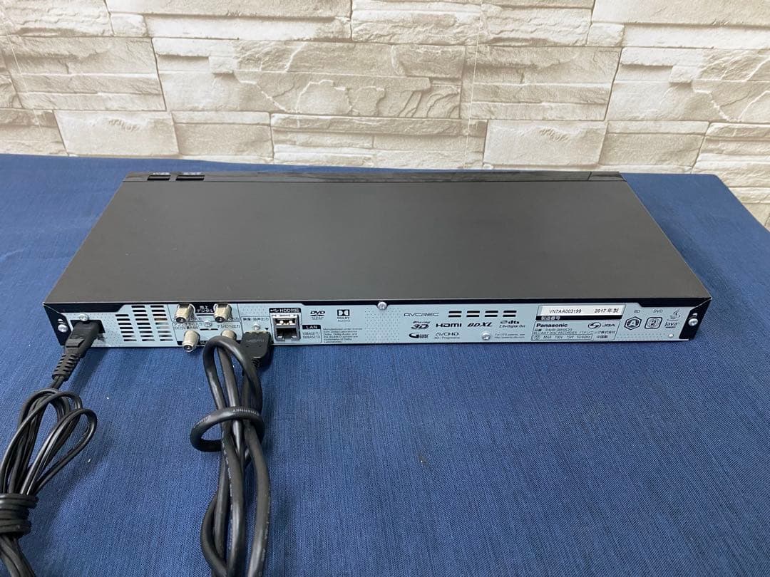 【美品】Panasonic DMR-BRS520 ブルーレイレコーダー　17年製