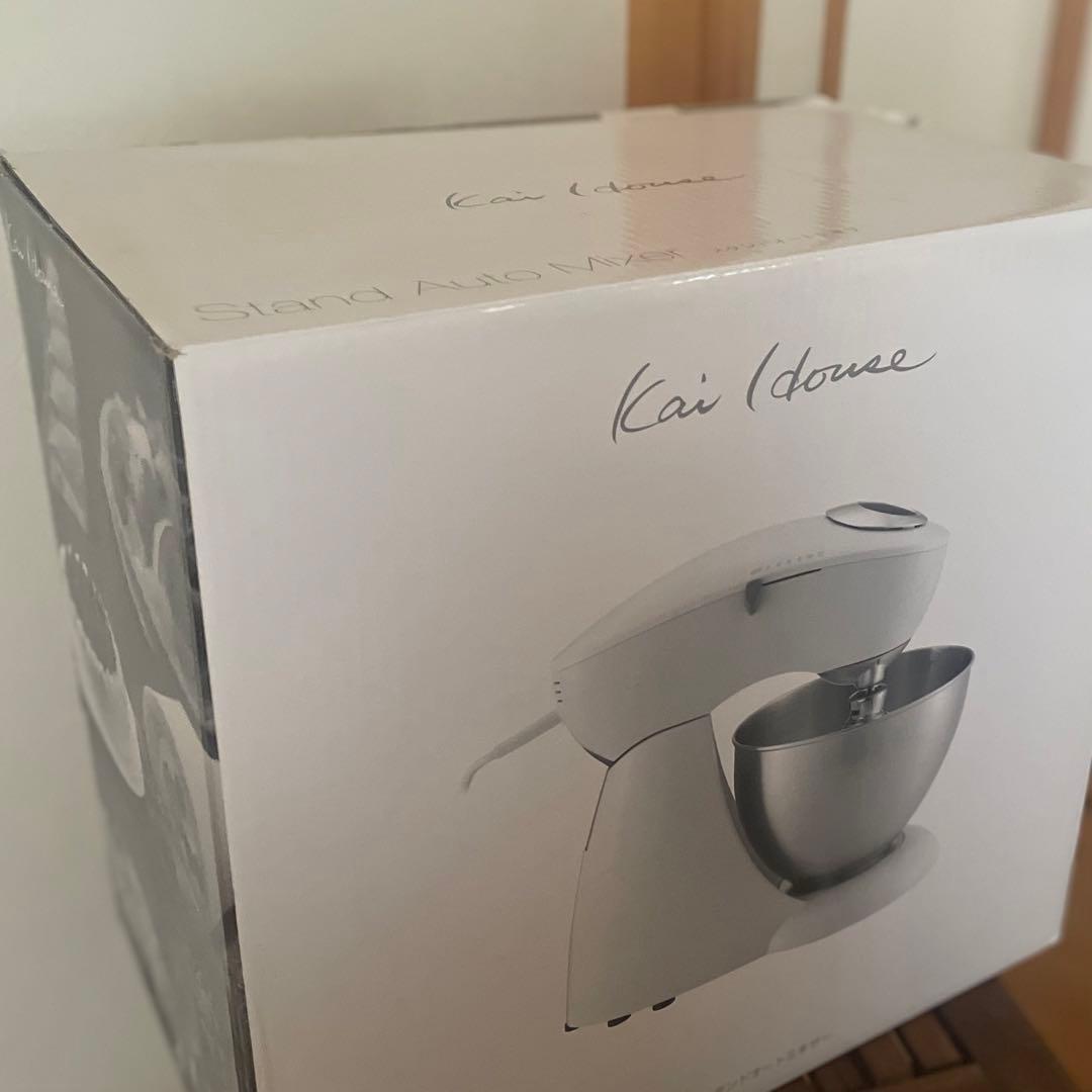 スタンドミキサー ホワイト 貝印　DL-7523