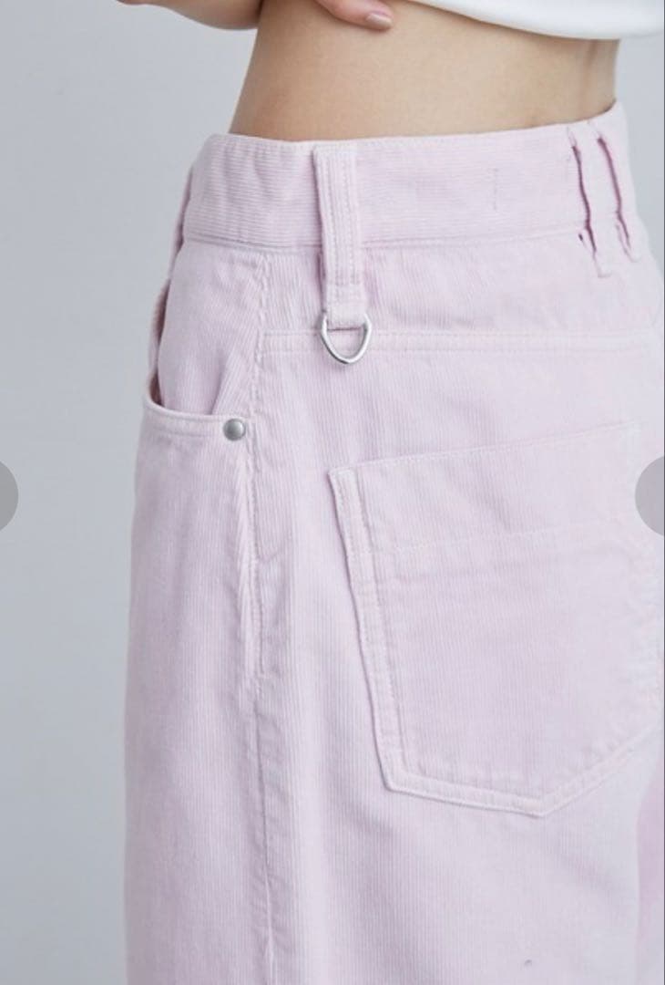 MIESROHE コーデュロイワイドPT ピンク