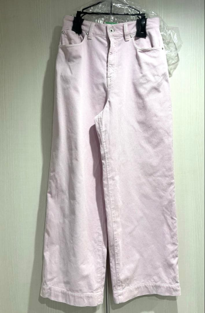 MIESROHE コーデュロイワイドPT ピンク