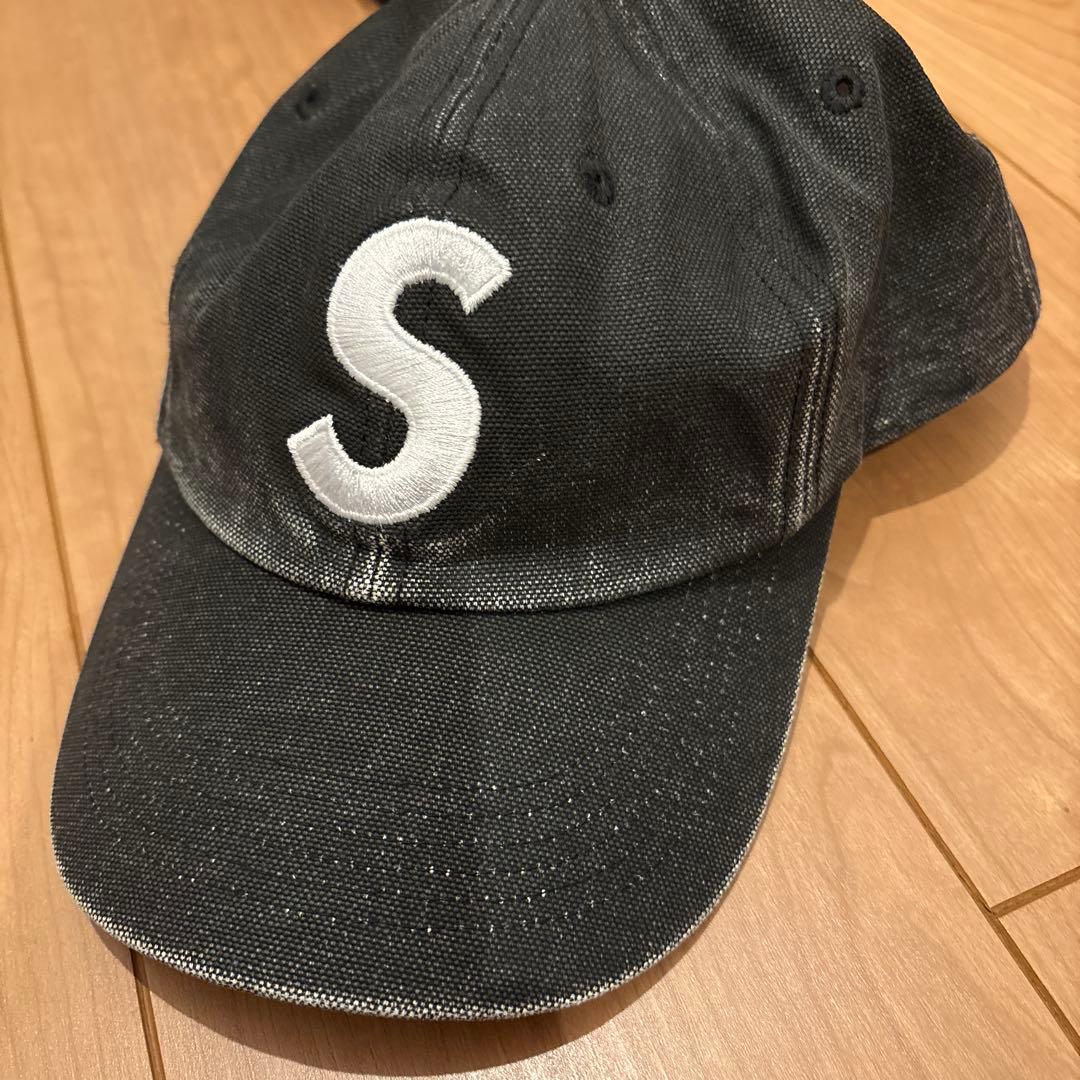 SUPREME ブラックキャップ Sロゴ