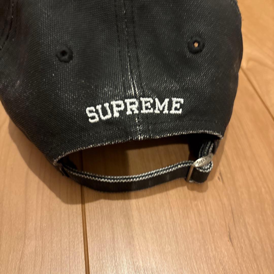 SUPREME ブラックキャップ Sロゴ
