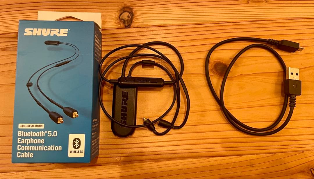 SHURE SE535 + おまけ(BT-2 Bluetooth cable)