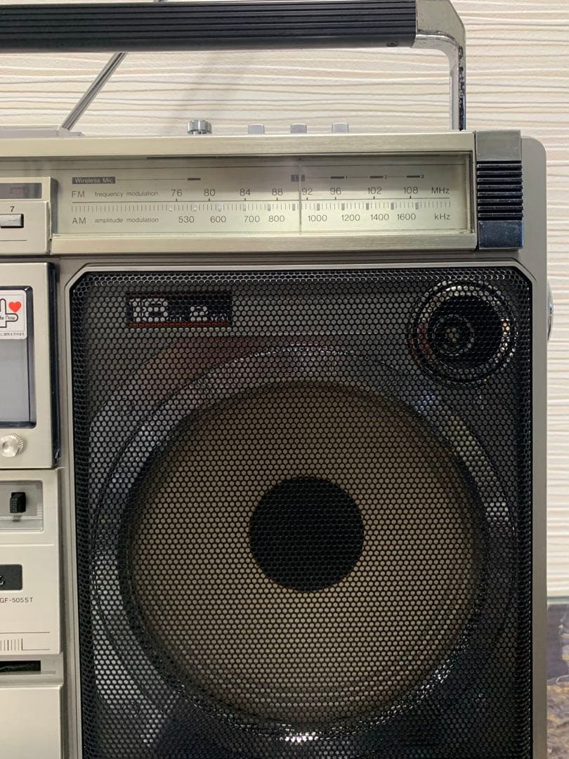 SHARP 大型 ラジカセ GF-505ST/サーチャーラジオ メンテナンス済み