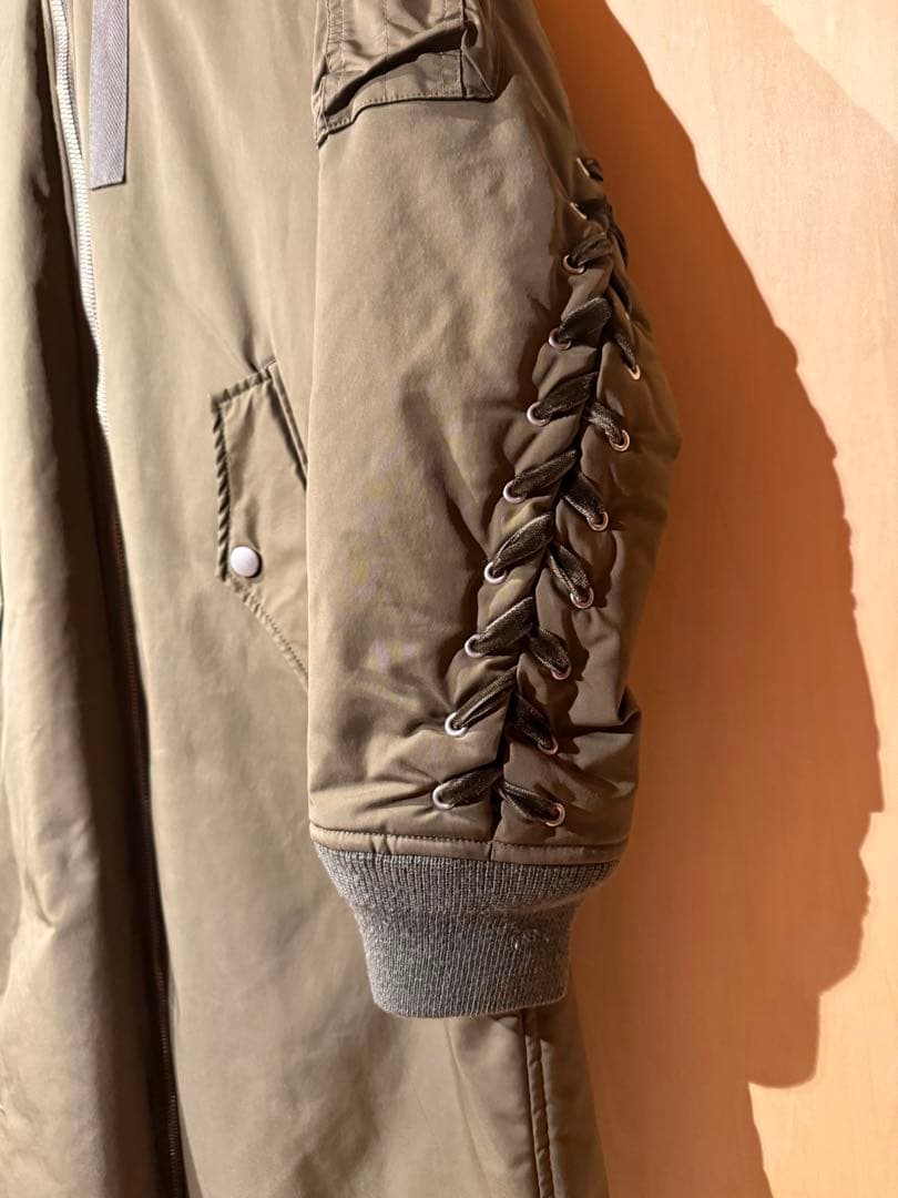 ベル⭐︎G.V.G.V. MA1ロングコート　パーカー付