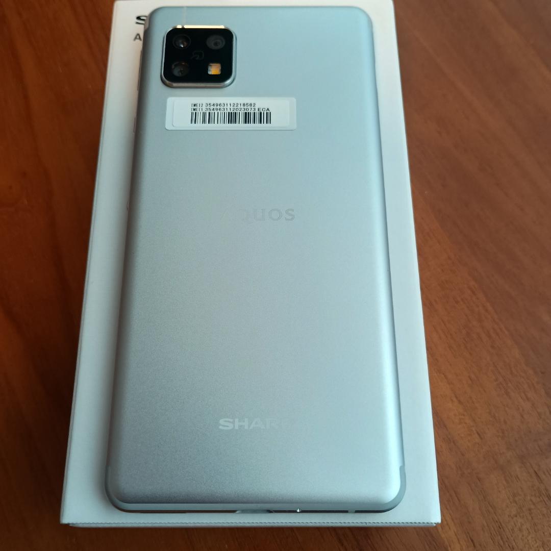 【美品】AQUOS sense4 SH-M15 シルバー SIMフリー