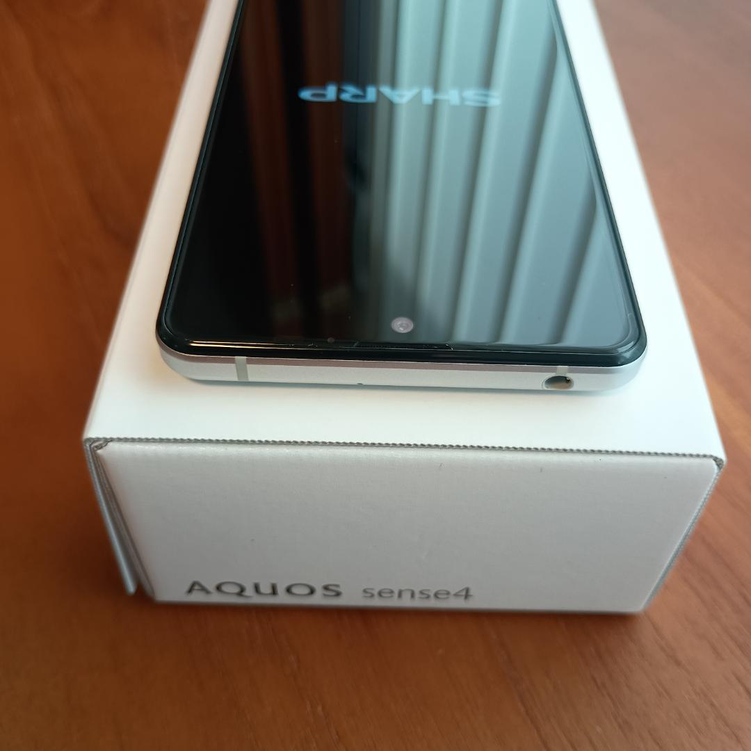 【美品】AQUOS sense4 SH-M15 シルバー SIMフリー