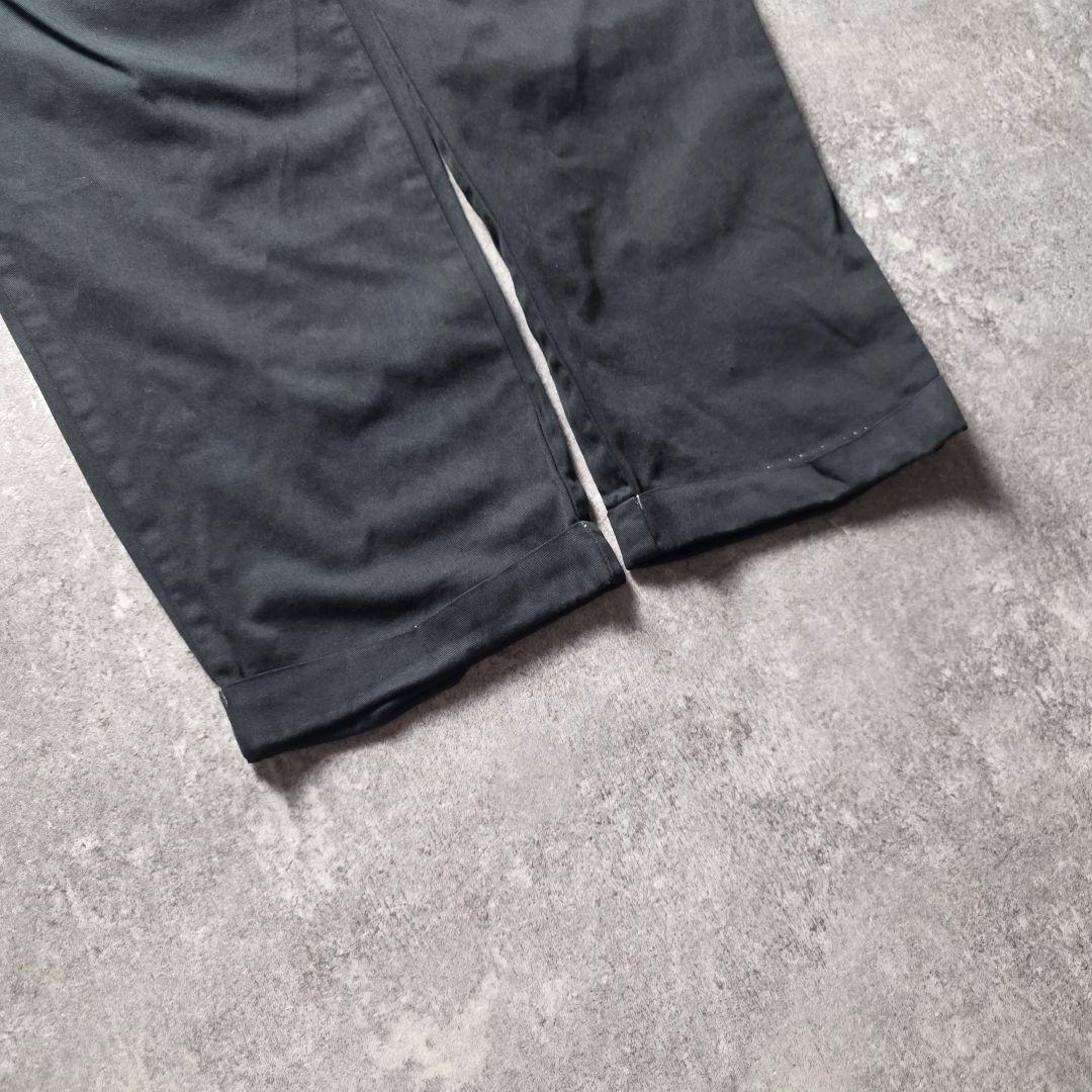 90sPolobyRalphLaurenポロチノ後染めツータックブラック黒34