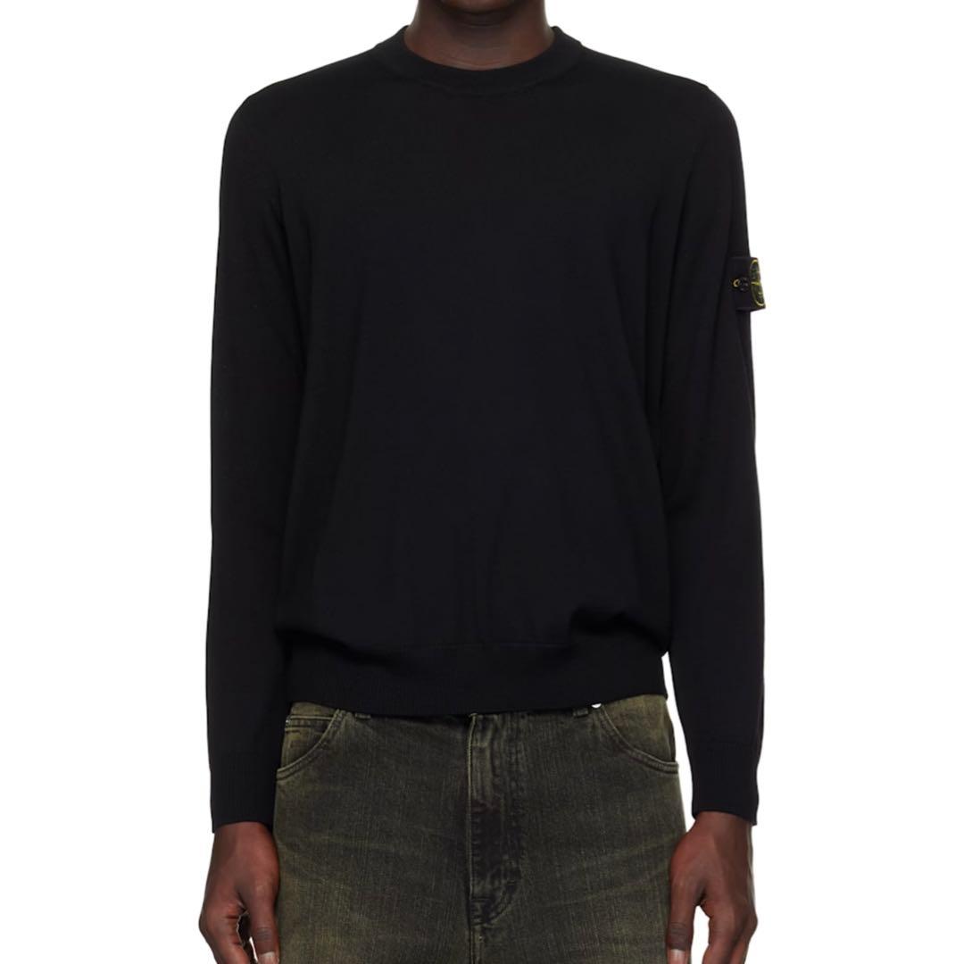 STONE  セーター　ニット　ブラック ストーンアイランド