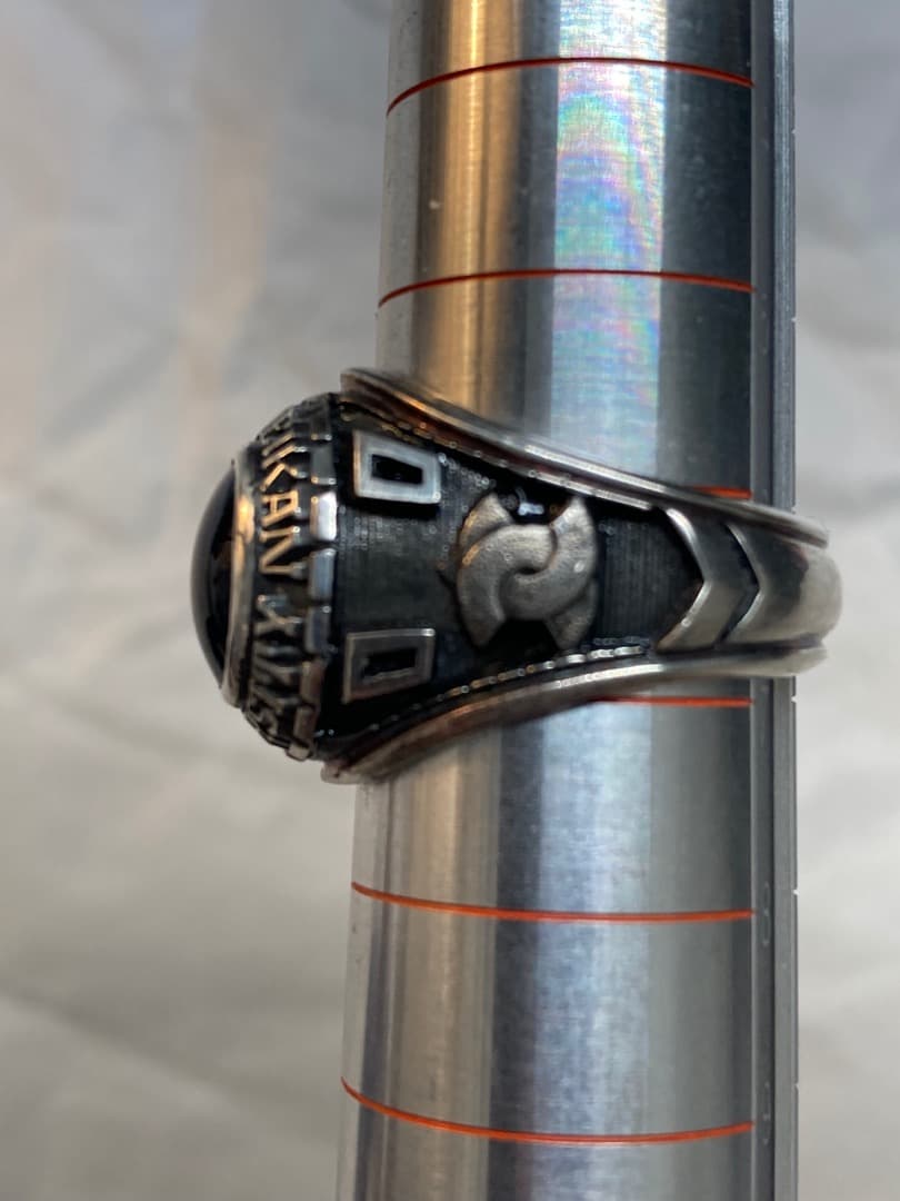 Mi　立命館 大学 カレッジリング 中川 ジョンロバーツ SILVER