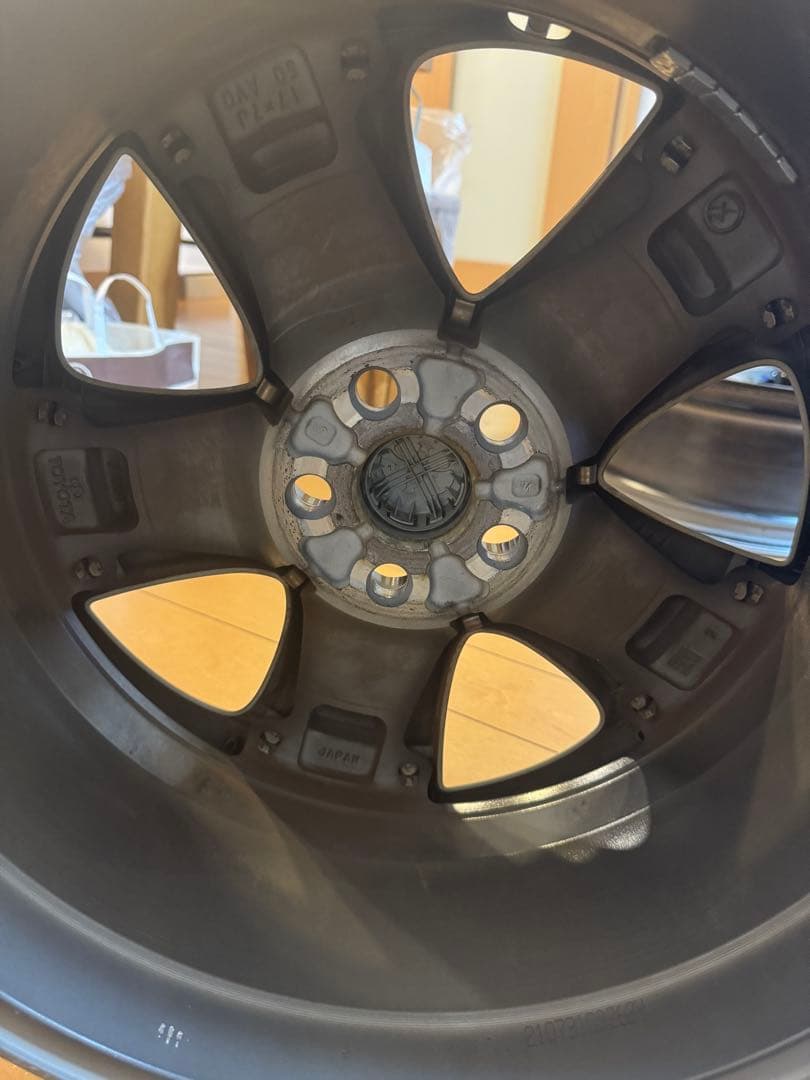 50 プリウス　ブラックエディションホイール ホイールコーティング施工済