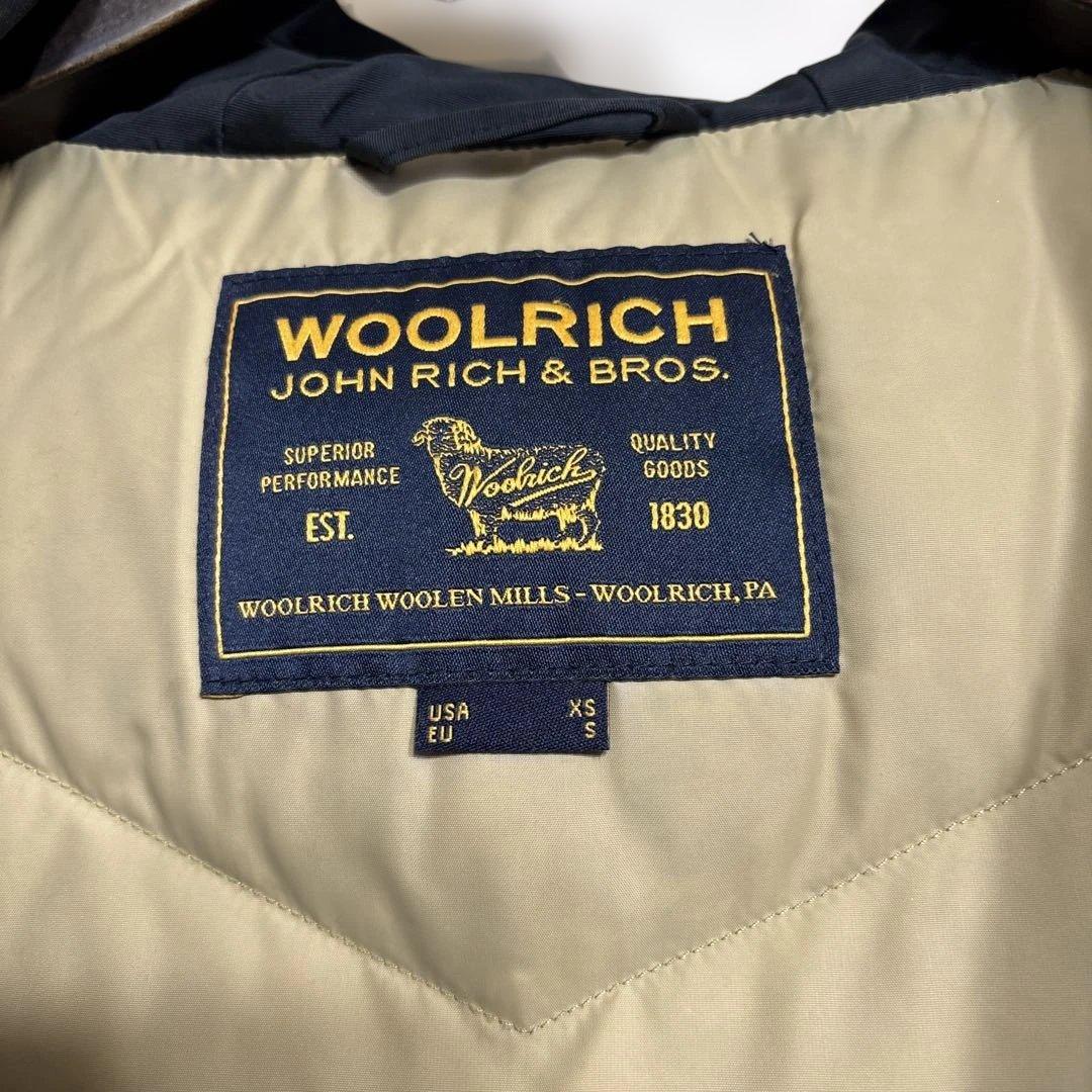 ウールリッチ　アークティックパーカー　ベスト　ネイビー