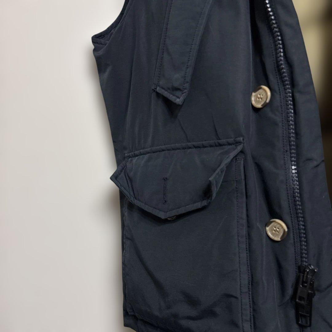 ウールリッチ　アークティックパーカー　ベスト　ネイビー