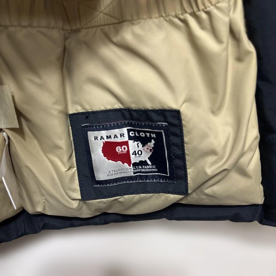 ウールリッチ　アークティックパーカー　ベスト　ネイビー