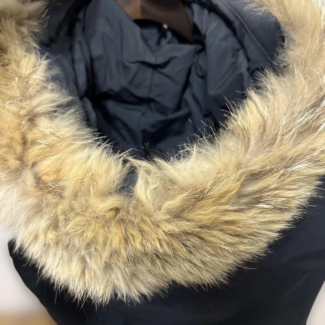 ウールリッチ　アークティックパーカー　ベスト　ネイビー