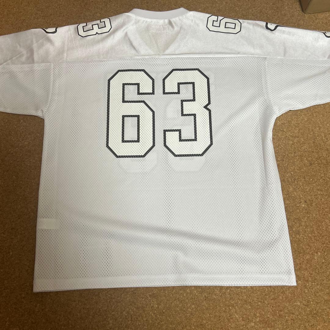 Supreme アメリカンフットボールシャツ 63 ホワイト