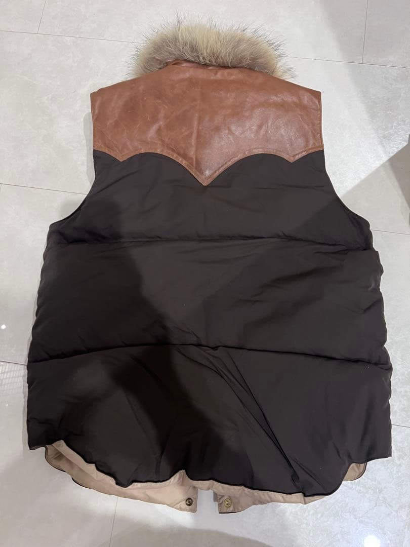 稗*麿様 ロッキーマウンテン　ファー　ダウンベスト　40