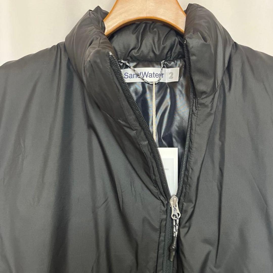 新品 SandWaterr オーガナイズドパフベスト 黒2 ジャケット