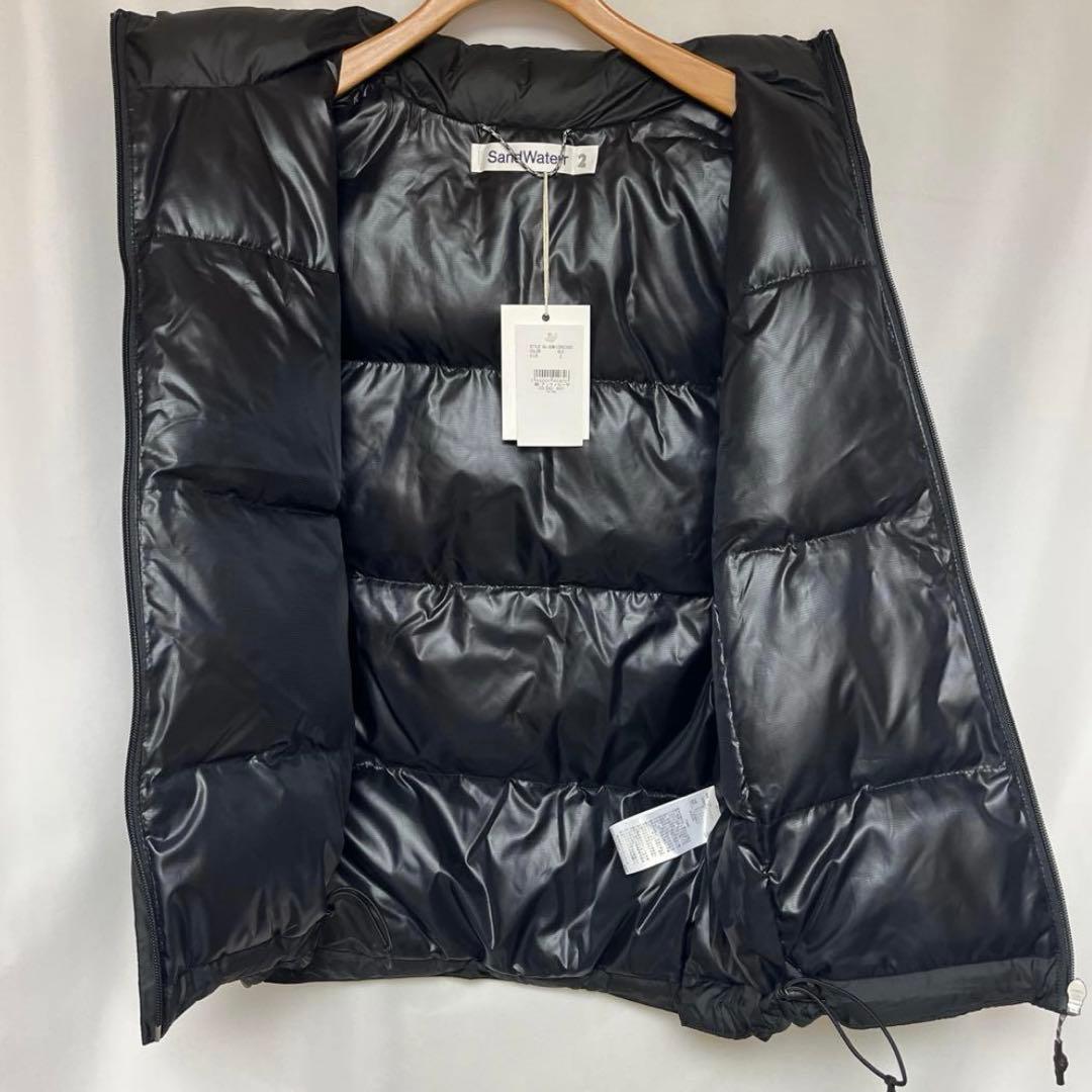 新品 SandWaterr オーガナイズドパフベスト 黒2 ジャケット