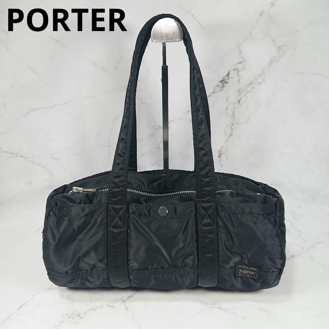 『美品』PORTER ポーター タンカー ミニボストンバッグ（L）吉田カバン 黒