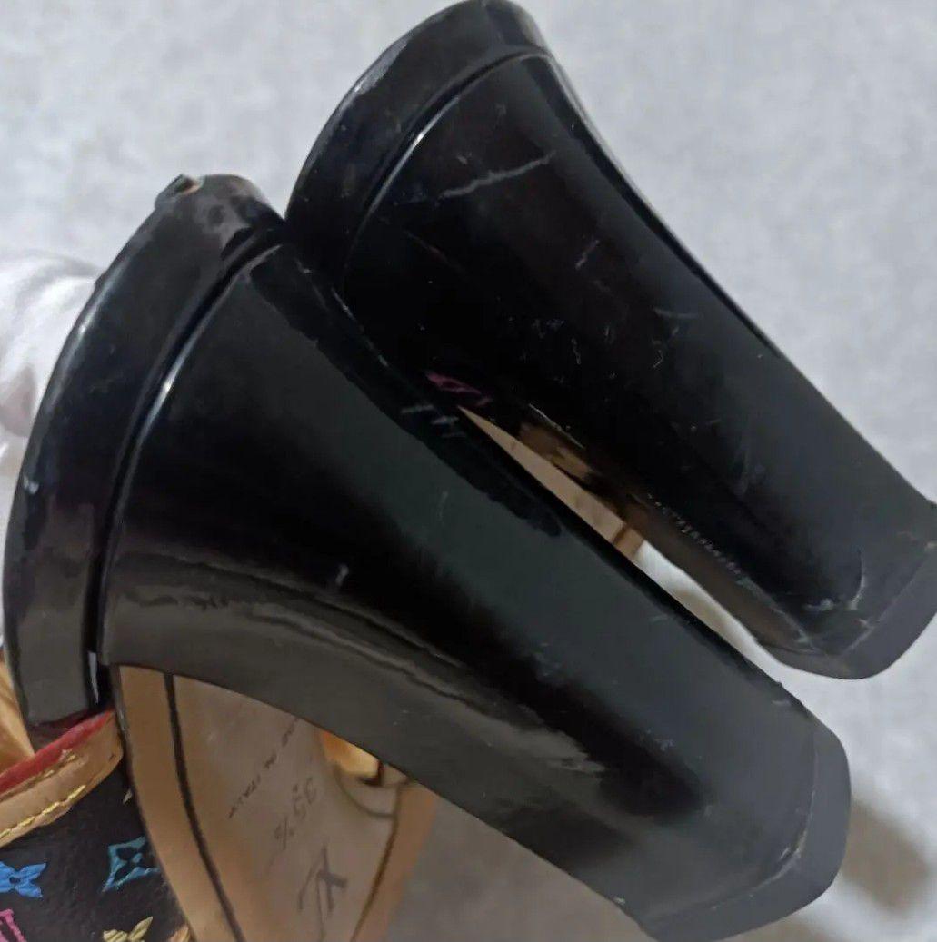 定価約28万 レア【LOUIS VUITTON ヴィトン】マルチカラー サンダル