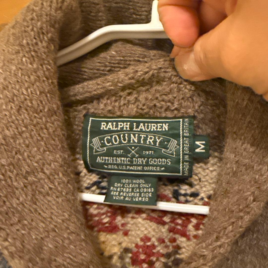 ラルフローレンカントリー　ニットカーディガン