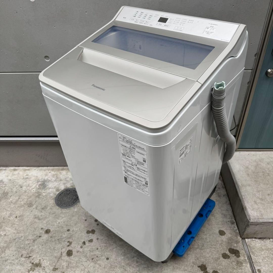 90⭐️2021年製★パナソニック　洗濯機　10KG 大型　インバーター