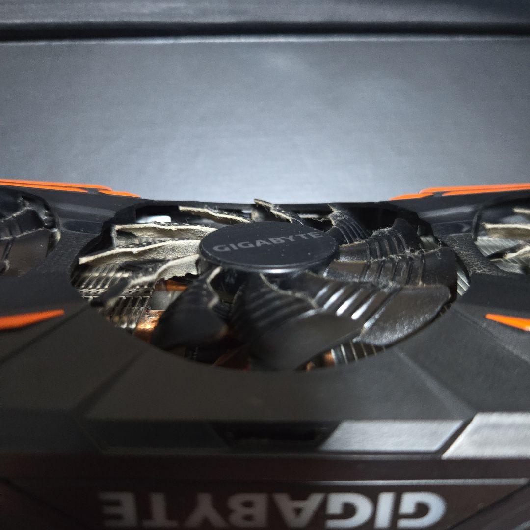 動作品ジャンク GeForce GTX 1080 GIGABYTE